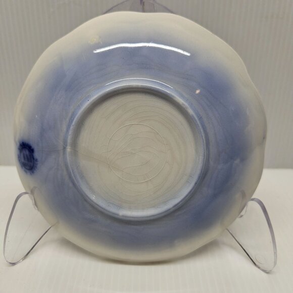 Vintage Vinranka By Gefle Flat Cup and Saucer Set Sweden Flow Blue - Picture 8 of 8